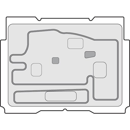 BERA Clic+ Innlegg Multikutter STL BOT